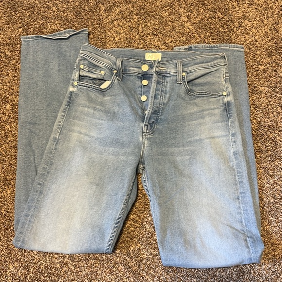 MOTHER Light Blue Tomcat Skimp Jeans - Picture 5 of 6